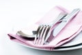 Shiny new cutlery, silverware Royalty Free Stock Photo