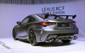 Shiny New Silver Lexus RCF Track Edition in Geneva International Motor Show GIMS 2019