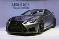 Shiny New Silver Lexus RCF Track Edition in Geneva International Motor Show GIMS 2019