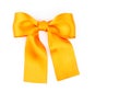 Shiny orange satin ribbon