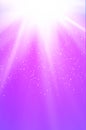 Shiny pink background with rays, dots and stars Royalty Free Stock Photo