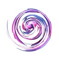 Shiny pink violet blue swirl vector