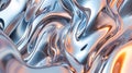 shiny quicksilver mercury metal waves background and wallpaper