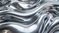 shiny quicksilver mercury metal waves background and wallpaper