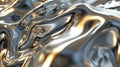 shiny quicksilver mercury metal waves background and wallpaper