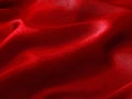 Shiny red fabric background Royalty Free Stock Photo