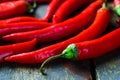 Shiny red pepper stack background Royalty Free Stock Photo