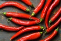 Shiny red pepper stack background Royalty Free Stock Photo