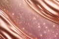 Shiny rose gold background. Dripping glitter texture Royalty Free Stock Photo