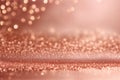 Shiny rose gold background. Dripping glitter texture Royalty Free Stock Photo