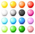 Shiny round icons Royalty Free Stock Photo