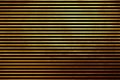 Unique creative unusual modern shinning golden horizontal lines abstract texture pattern background. Design element Royalty Free Stock Photo