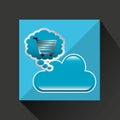 Shiny shopping cart cloud online commerce