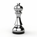 Shiny Silver Chess Piece: A Princesscore Inspired Artwork