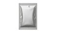 Shiny silver foil packet Royalty Free Stock Photo