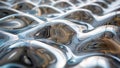 Shiny Silver Objects: Metallic Reflections & Futuristic Metals, generative ai