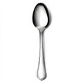 Shiny Silver Spoon Placed Upright on a Plain White Background Royalty Free Stock Photo