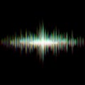 Shiny sound waveform