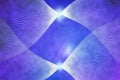 Shiny Sparkles and Curves in Blurred Blue and Purple Background