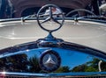 Shiny star of oldtimer Mercedes Benz Royalty Free Stock Photo