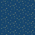 Shiny stars seamless pattern. Magic starry sky. Outer space. Vector illustration. Royalty Free Stock Photo