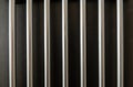 Shiny steel bars on a black Royalty Free Stock Photo