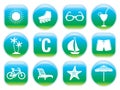 Shiny Summer Icons