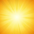 Shiny sun vector Royalty Free Stock Photo