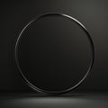 Shiny Surface Minimalistic Round Picture Frame.