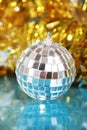 Shiny toys balls for the Christmas tree for the new year holiday Royalty Free Stock Photo