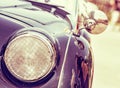Shiny vintage car, retro photo filter Royalty Free Stock Photo