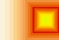 Shiny Yellow Pyramid with Gradient Orange Multiple Layers Square Frame