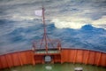 Ship in Arctic ocean at latitude 81 degrees