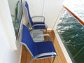 Ship balcony chairs and table