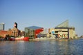 ship in Baltimore inner harbor Royalty Free Stock Photo