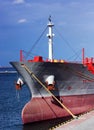 Ship on a berth Royalty Free Stock Photo