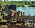 Ship breaking yard, Cuba