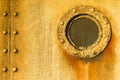 Ship Cabin Porthole Rivets Royalty Free Stock Photo