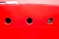 Ship Cabin Portholes Red