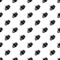 Ship cannon pattern vector seamless Royalty Free Stock Photo