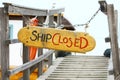 Ship closed Royalty Free Stock Photo