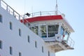 Ship Command Bridge Starboard Viewing Top Deck