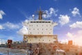 Ship construction Royalty Free Stock Photo