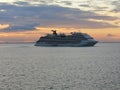 Ship cruise Sea seaside cloud