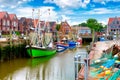 Ship cutter in the harbor of Neuharlingersiel