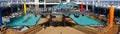 Ship deck pool panorama