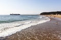 Ship Entering Durban Harbor at Vetch's Beach