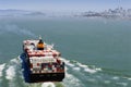 Ship entering San Francisco