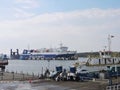 Ship-ferry DFDS Seaways Royalty Free Stock Photo