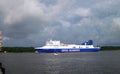 Ship-ferry DFDS SEAWAYS Royalty Free Stock Photo